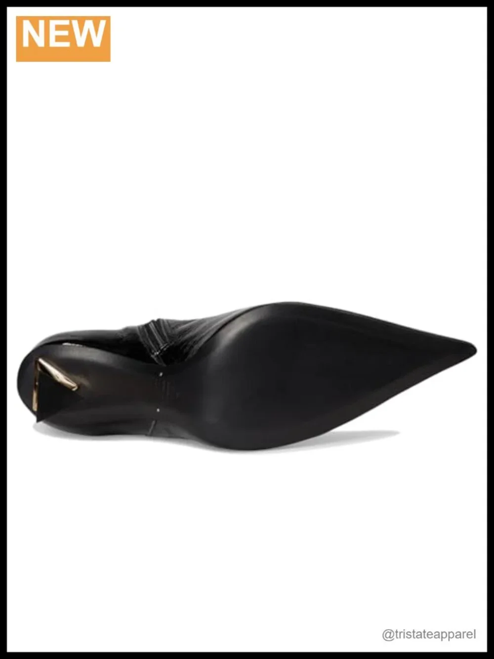 Patent Leather Stiletto Bootie with Zip Closure